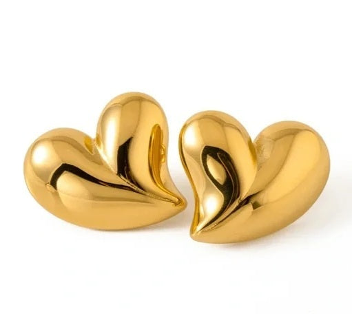 Bubble Heart Earrings