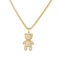 Golden Teddy Necklace