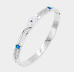 Icy Eye Bangle