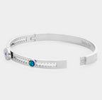 Icy Eye Bangle