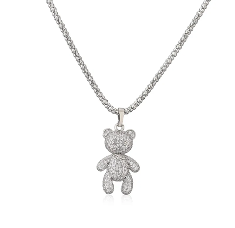 Silvie Teddy Necklace