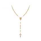 Golden Rosary Necklace